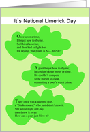 Happy National Limerick Day! card
