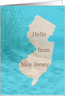 New Jersey, The Garden State Humorous How Are You card