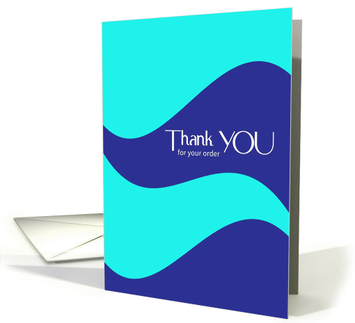 Business Thank You for Your Order card (1463436)