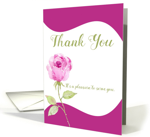 Foral Business Thank You card (1463446)