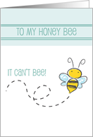To My Honey Bee Anniversary Card