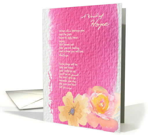 A Word of Hope - Breakup card (1488474)