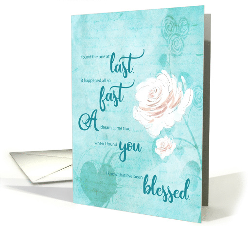 Blessed to Have Found You Engagement Congratulations card (1488910)