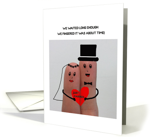 Humorous Wedding Announcement card (1490690)