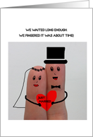 Humorous Wedding Announcement card