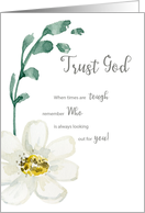 Trust God Encouragement During Tough Times card