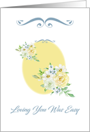 Loving You Was Easy, Losing You Was Not Memorial Anniversary card