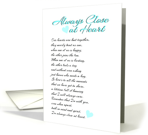 Always Close at Heart card (1555308)