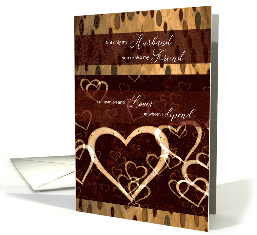Happy Birthday My Husband, My Friend card (1562712)