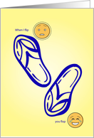 When I Flip, You Flop Happy Anniversary to My Husband card