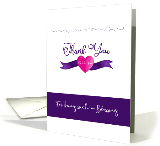 Bereavement Thank You For The Food card (1573454)