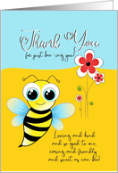 Thank You For Just BEEing You! card