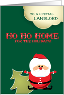Merry Christmas to a Special Landlord card