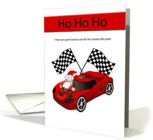 Stock Car Santa card (1592826)