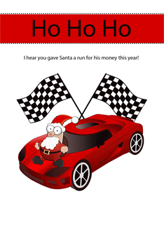 Stock Car Santa