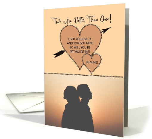 I Got Your Back Valentine card (1601490)