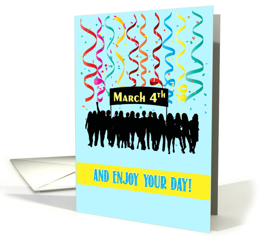 March 4th Birthday Marching Orders card (1604192)