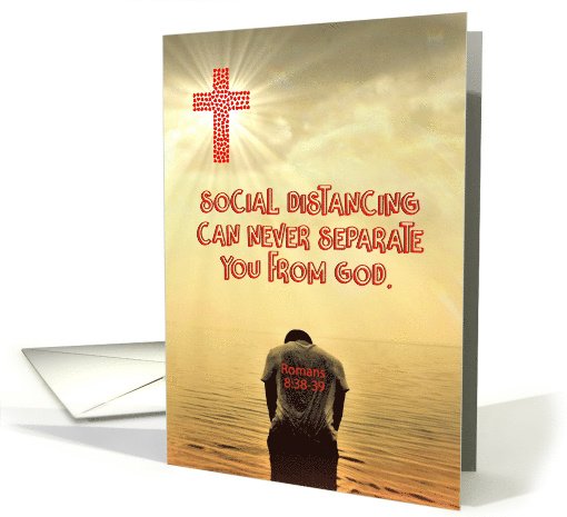 Social Distancing Spiritual Encouragement card (1607550)