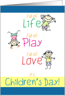 It’s Children’s Day So Celebrate card