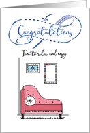 Congratulations Time to Relax and Enjoy Your Remodeled Home card