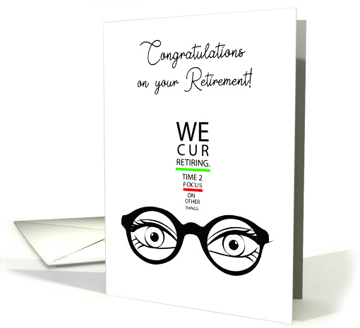 From Group Eye Doctor Retirement Congratulations card (1647144)