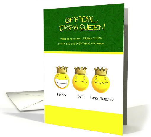 Official Drama Queen Happy Birthday card (1651690)