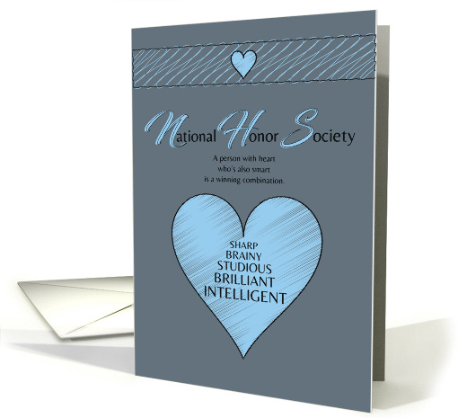National Honor Society Induction Congratulations Feminine card