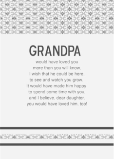 Grandpa Would Have...