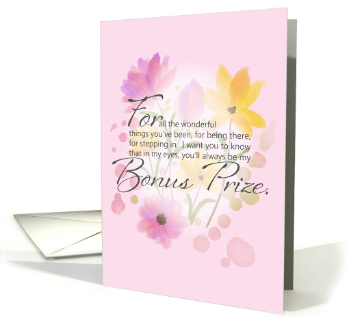 Happy Mother's Day to My Bonus Mom card (1683560)