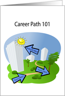 Career Path Early Retirement Congratulations card