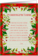 My Christmas Letter...