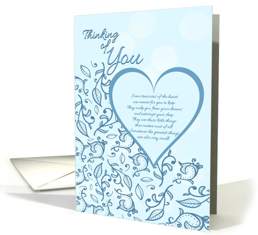 Thinking of You Treasures of the Heart card (1714076)