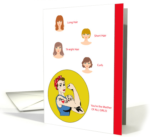 Happy Mother's Day Mother of All Girls card (1732532)