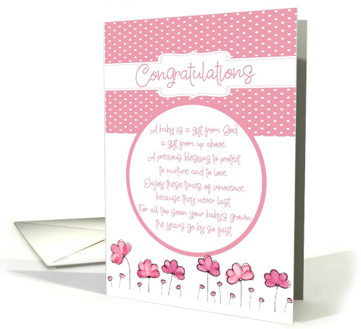 New Baby Girl Congratulations card (1733414)