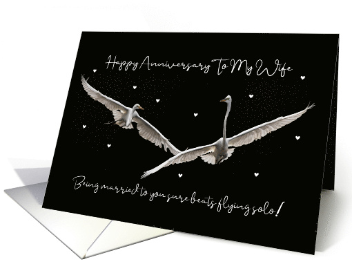No Egrets Anniversary Wishes for My Wife card (1748526)
