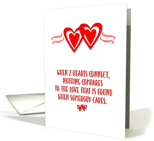 When 2 Hearts Connect - Thankful to Have Found You card (1752212)