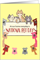 From One Furry Friend Lover to Another National Pet Day card