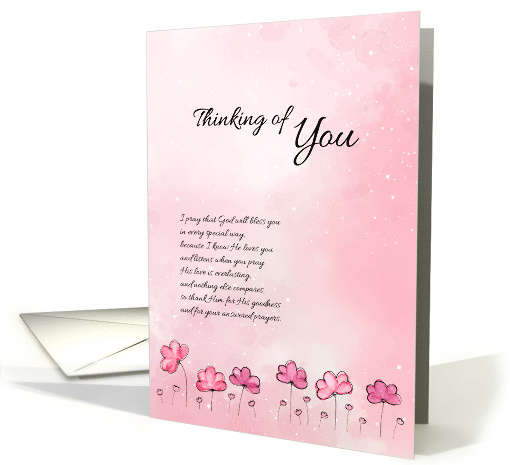 Answered Prayers Christian Encouragement card (1777580)