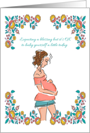 Expecting A Blessing Pregnancy Get Well Wishes card