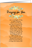 Praying for You Blank Inside card