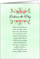 Embrace the Day Blank Inside card