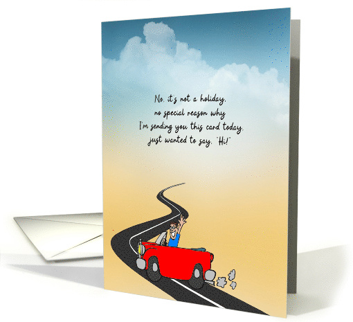 Just Saying Hi Blank Inside card (1784210)