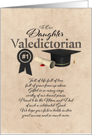 Congratulations to our Valedictorian Daughter card