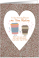 Barista Retirement Congratulations card