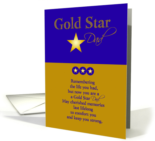 Gold Star Dad card (1845630)