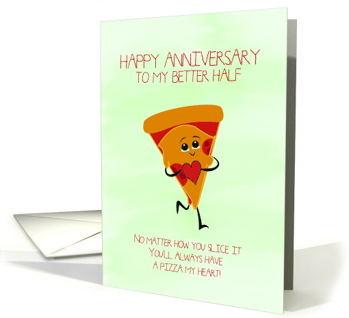 Pizza My Heart Anniversary card (1857610)