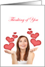 Thinking of You Romance card