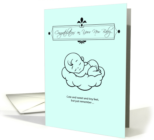New Baby Boy Congratulations card (1883224)