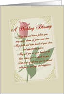 A Wedding Blessing card
