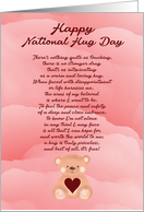 Happy National Hug Day January 21st card